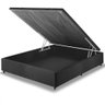 Cama Box com Baú Viúva Preto + Colchão Molas Ensacadas Miami 128x188x64cm - 3