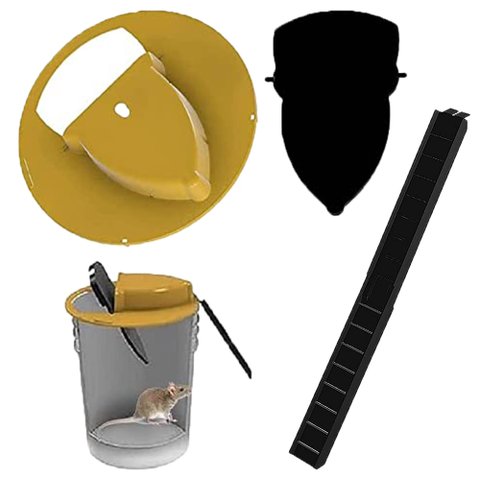 Ratoeira Armadilha Pega Rato Balde Reutilizavel Ratazana Camundongo