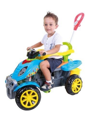 Carrinho De Passeio Infantil Empurrador Criança Colorido | MadeiraMadeira