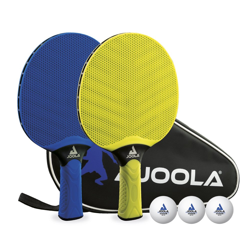 Conjunto de 2 Raquetes e 3 Bolas de Tênis de Mesa Outdoor Modelo Joola Vivid - 1