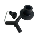 Ver imagem 5 de Kit 2 Acabamento Registro Preto Fosco Chuveiro Banheiro Padrã Deca