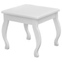 Ver imagem 4 de Penteadeira Camarim Mila com Banqueta Branco – Luapa Móveis