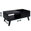 Ver imagem 5 de Estante Para Discos De Vinil E Toca Discos Retrô preto