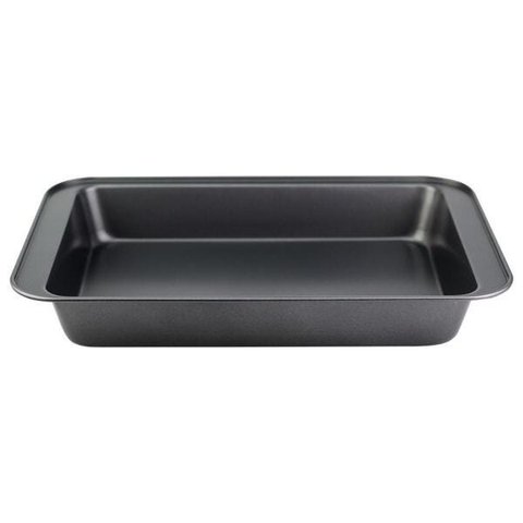 Assadeira Forma Retangular Antiaderente 37Cm X 25Cm Preto