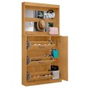 Ver imagem 3 de Jogo Sapateira e Porta Objetos com Espelho Caruá Naturalle