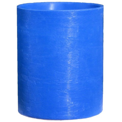 Vaso para plantas Grid Coluna 30x25 - AZUL ARARA 009
