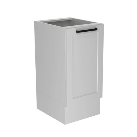 Armário de Cozinha Balcão 40cm S/tampo 1 Porta e Rodapé 100% Mdf Phoenix Móvel na Caixa