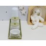 Kit Higiene Bebê Moderno Porcelana Quarto Térmica Banho - Safari - 2
