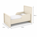 Ver imagem 7 de Berço Tutto Laqueado 2 em 1 100% MDF 61735 Off White Soft Matic Moveis