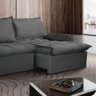 Sofá Cama Amsterdã Caixa Zero 180m Retrátil e Reclinável com Almofadas Soltas - Movenzo Estofados - 5