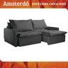 Sofá Cama Amsterdã Caixa Zero 180m Retrátil e Reclinável com Almofadas Soltas - Movenzo Estofados - 7