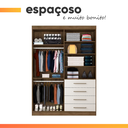 Ver imagem 6 de Modulo Ja Georgia Guarda-roupa Jequitibá/off White