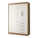 Ver imagem 2 de Modulo Ja Georgia Guarda-roupa Jequitibá/off White