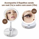 Ver imagem 4 de Espelho Luz Led Iluminador Mesa Maquiagem Portátil Ds10201