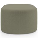 Ver imagem 6 de Kit 2 Puffs Decorativos Orgânico para Living Quarto 70cm Doha W01 Bouclê Verde Oliva - Lyam Decor