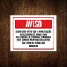 Kit 5 Placas Aviso Não Pixe Não Jogue Lixo Muros - 1
