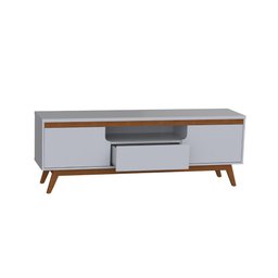 Rack Retrô Rio Para TV até 60 polegadas Branco - Olivar Móveis - 3