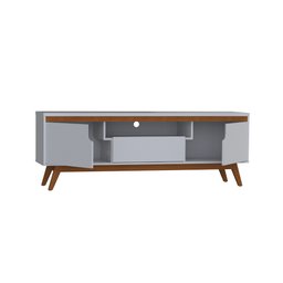 Rack Retrô Rio Para TV até 60 polegadas Branco - Olivar Móveis - 4