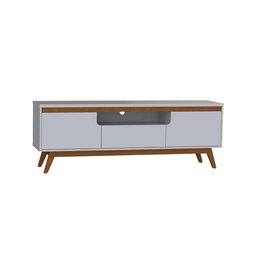 Rack Retrô Rio Para TV até 60 polegadas Branco - Olivar Móveis - 2