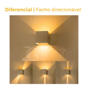 Ver imagem 6 de Kit 2 Arandela Mini Led 2w 3000k Cubo Parede Regulável - Branco - 110v/220v