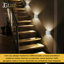 Ver imagem 7 de Kit 2 Arandela Mini Led 2w 3000k Cubo Parede Regulável - Branco - 110v/220v
