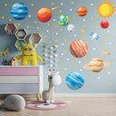 Ver imagem 1 de Adesivo De Parede Decorativo Infantil Sistema Solar