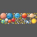 Ver imagem 6 de Adesivo De Parede Decorativo Infantil Sistema Solar