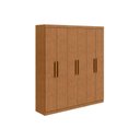 Ver imagem 6 de Guarda Roupa 6 Portas e 3 Gavetas Jazz Amêndoa - Lopas