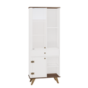 Ver imagem 3 de Estante Multiuso Cristaleira 71,5cm 02 Portas Mlt2044-Brme Estilare Branco