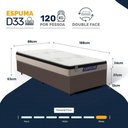 Ver imagem 4 de Cama Box com Colchão Gazin de Espuma D33 Pillow In Force Mid Solteiro 88cm