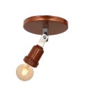 Ver imagem 1 de Arandela Spot Articulada Área Interna Externa Vintage Simples - Soquete E-27 - Abf Luminárias:cobre