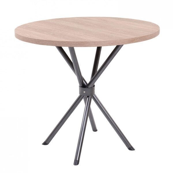 Mesa Florida Redonda com Tampo MDF 80cm em Aço Espresso Móveis - 1