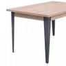 Mesa de Jantar 4 Lugares 120cm Tampo Bp Melamínico Pés em Aço Espanha Espresso Móveis - 3