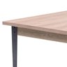Mesa de Jantar 4 Lugares 120cm Tampo Bp Melamínico Pés em Aço Espanha Espresso Móveis - 4