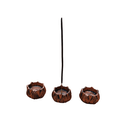 Ver imagem 4 de Kit 3 Pçs Incensario Porta Vela Flor De Lótus Bronze Loja Mistica Kit 3 incensários