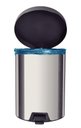 Ver imagem 2 de Lixeira C/ Pedal New Aço Inox 12 L Tramontina 94538712
