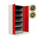 Ver imagem 4 de Armário de Aço para Escritório/professor - Nk 1802 Nilko Armários Vermelho
