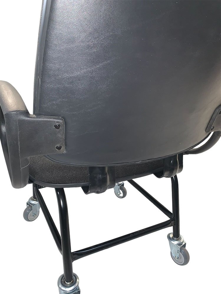 Cadeira Para Obeso Maxx Reforçada Com Espuma Injetada Até 180 Kg Rodinha Com Trava - 5