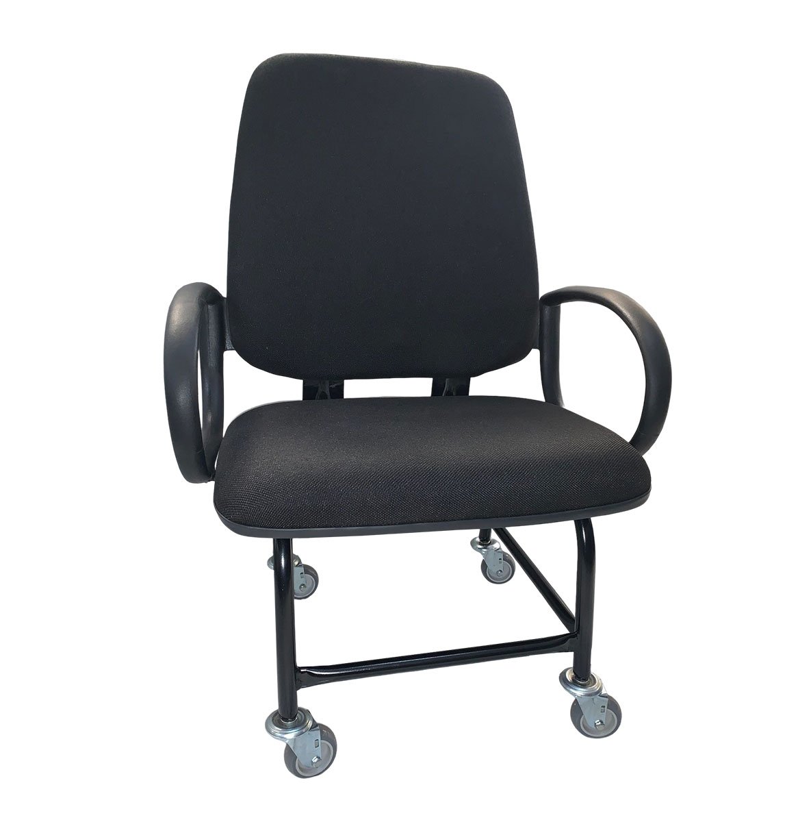 Cadeira Para Obeso Maxx Reforçada Com Espuma Injetada Até 180 Kg Rodinha Com Trava - 1