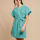 Ver imagem 4 de Roupão de Banho Havai Felpudo Curto Adulto M Verde