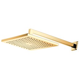 Chuveiro Lorenzetti de Parede Lorenquadra | Dourado Brilho - 2