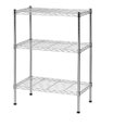 Ver imagem 1 de Estante Aço 3 Prateleiras Cromada Aramada