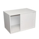 Ver imagem 2 de Armário Kit 64 Branco com Portas de Correr Brancas