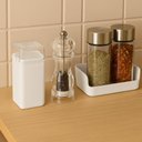 Ver imagem 2 de Kit 6 Saleiros Pimenteiros de Mesa 70ml Branco Plástico Coza Restaurante Bar