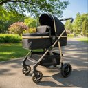 Ver imagem 4 de Carrinho 3 em 1 Move Duo Preto Golden + Bebe Conforto - Passear Baby