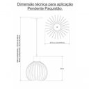 Ver imagem 3 de Luminária Teto Lustre Pendente Balcão Cozinha Sala Paquistão Cor:preto