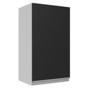 Ver imagem 1 de Armário de Cozinha Aéreo 100% MDF 35 cm 1 Porta Branco/Preto Acordes Madesa