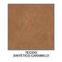 Ver imagem 4 de Cadeira Riviera Castanho - Tecido Sintético Caramelo