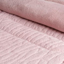 Edredom Casal Hedrons Dupla Face Plush E Peles Rosa Chá - 3