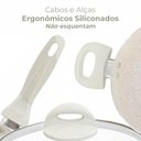 Ver imagem 4 de Jogo de Panelas Antiaderente Revestimento Cerâmica Ibiza Vanilla Premium 8 Peças - Casambiente